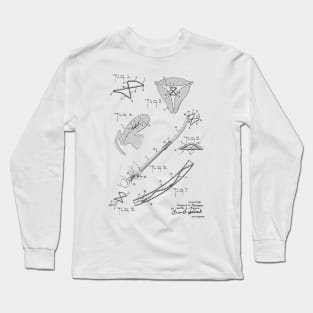 Intrauterine Device Vintage Patent Hand Drawing Long Sleeve T-Shirt